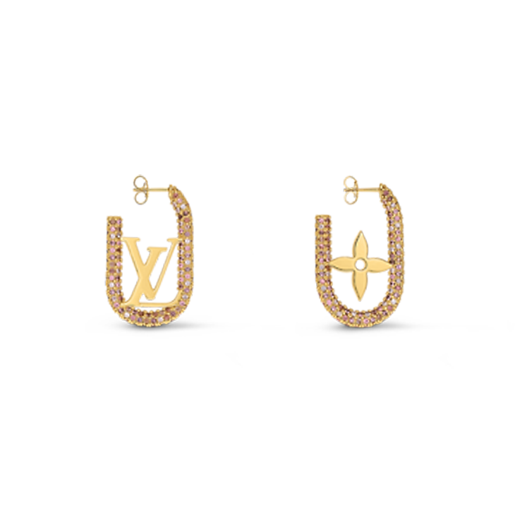 Louis Vuitton My Chain 18K Gold Earrings