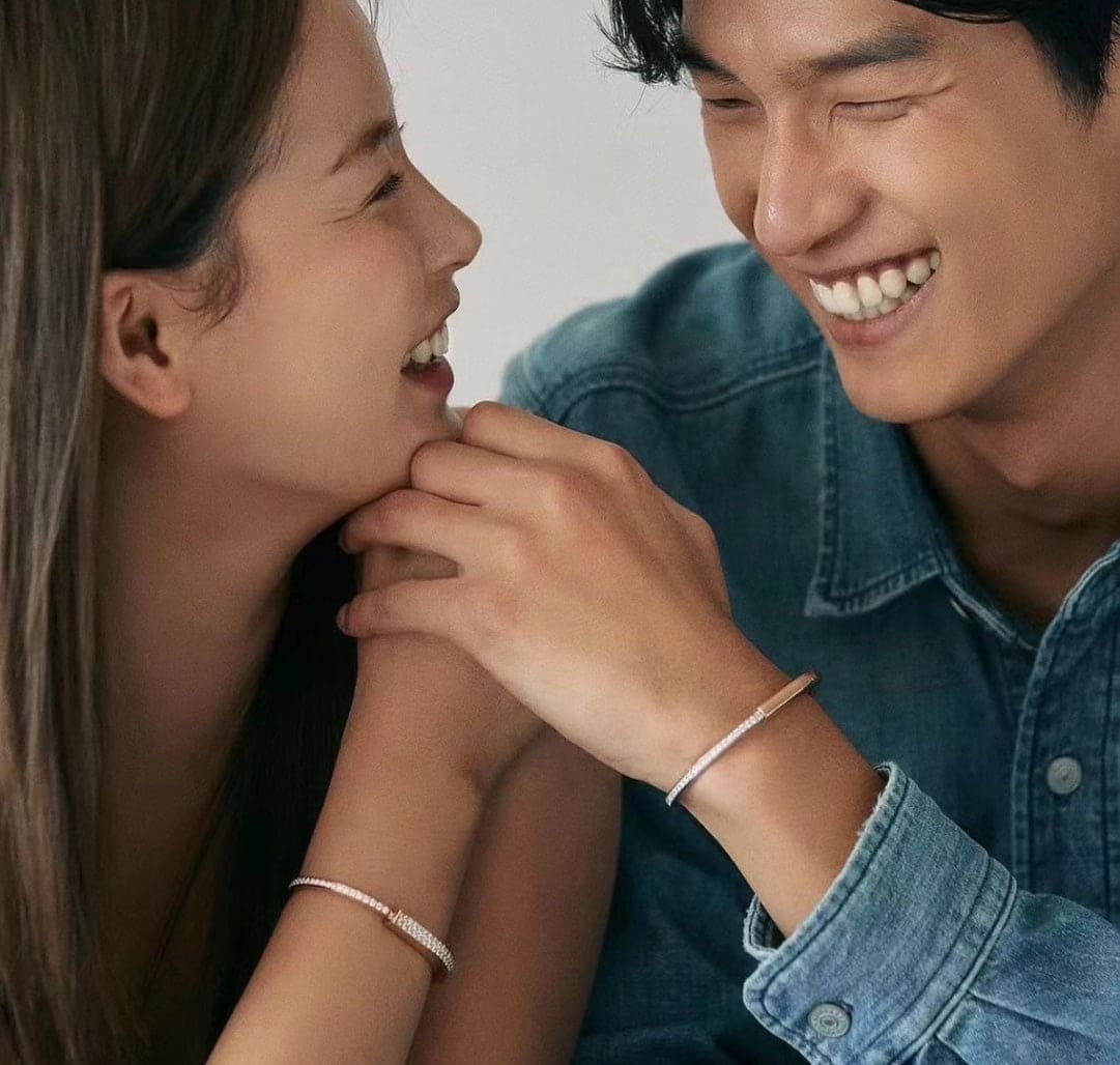 Tiffany Lock Bangle Full Pave Diamonds 18K Gold Bracelet