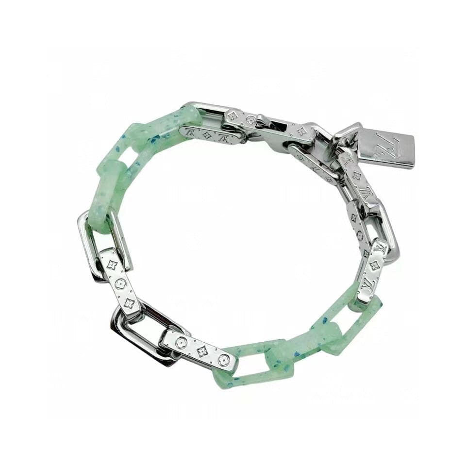 Louis Vuitton Sculpture 18K Gold Bracelet