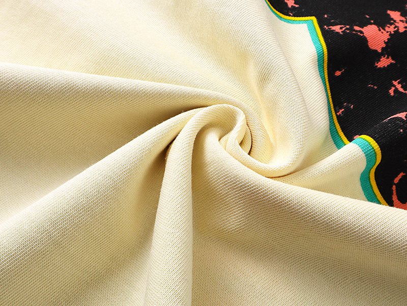Godspeed Skeleton Guitar Graphic T-Shirt — fabric_closeup