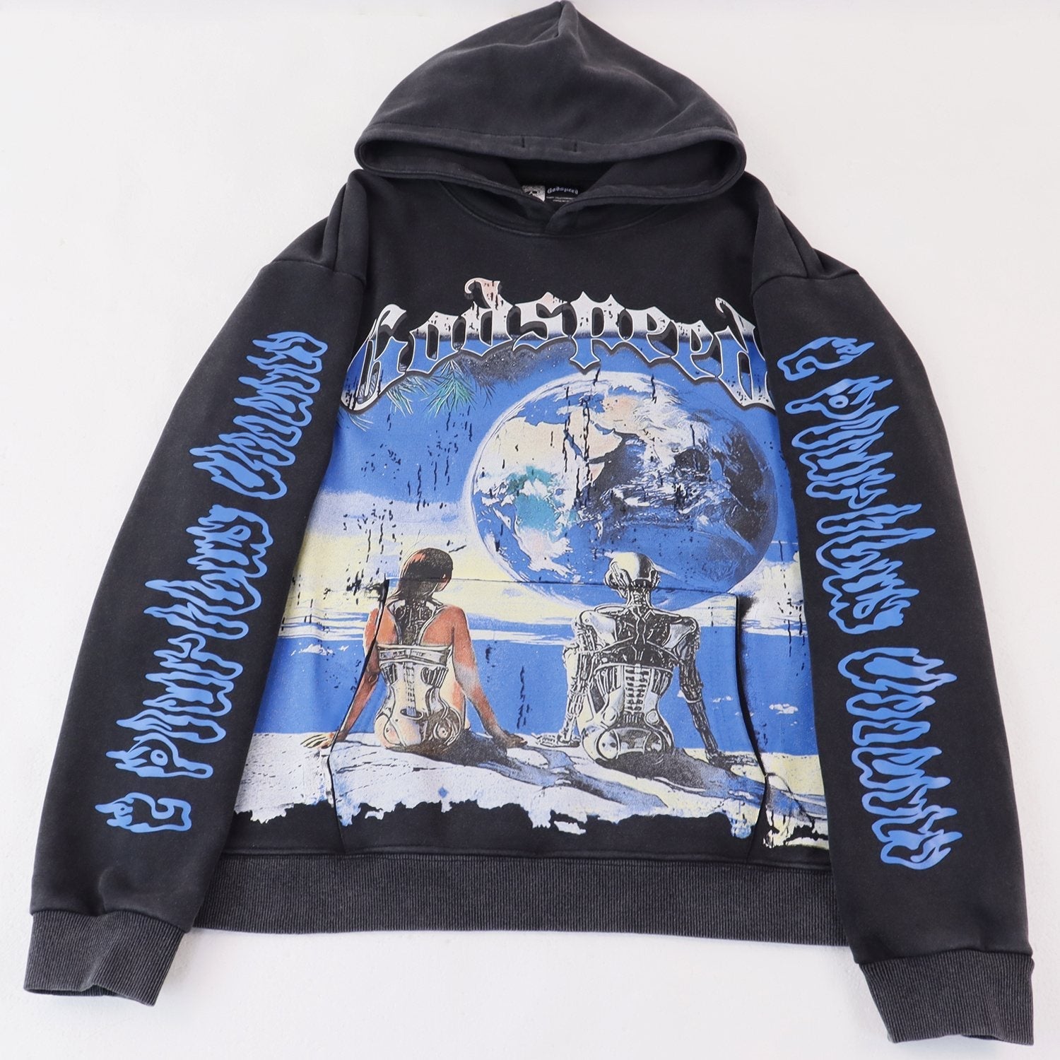 Godspeed Earth Tech Graphic Hoodie — front