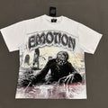 MIXED EMOTION Skull Graveyard Graphic T-Shirt — hero