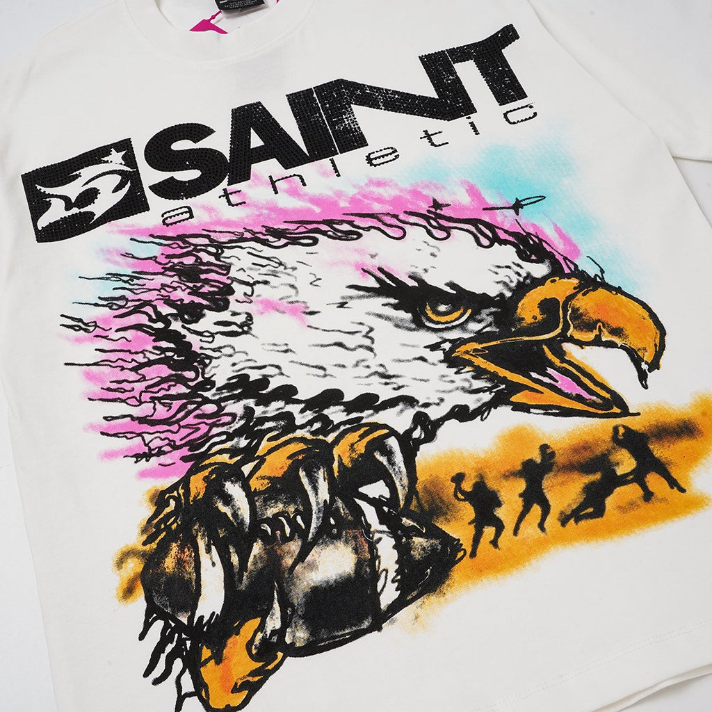 SAINT Eagle Graphic Short-Sleeve T-Shirt — detail