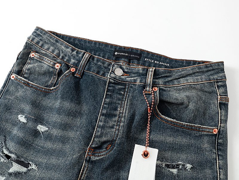 Purple Brand Distressed Flared Jeans — detail