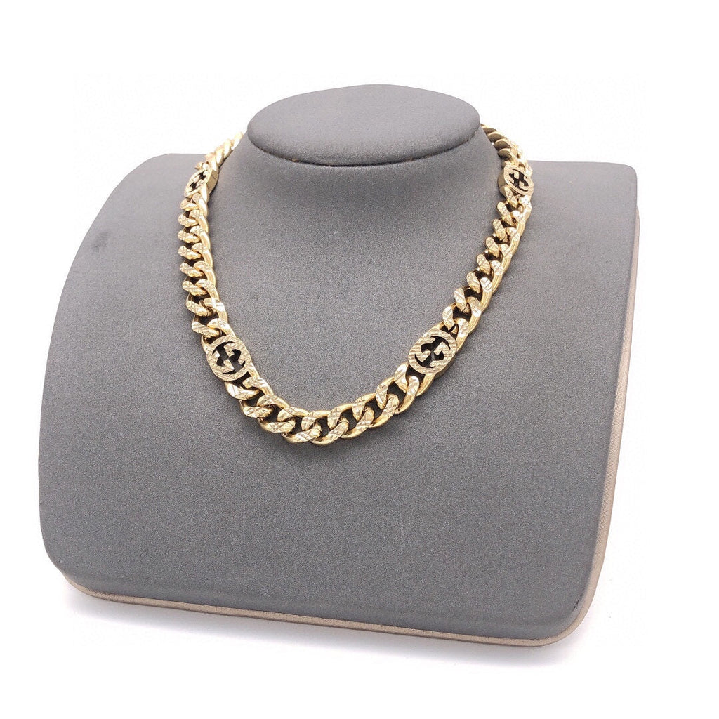 Gucci Double Chain 18K Gold Necklace