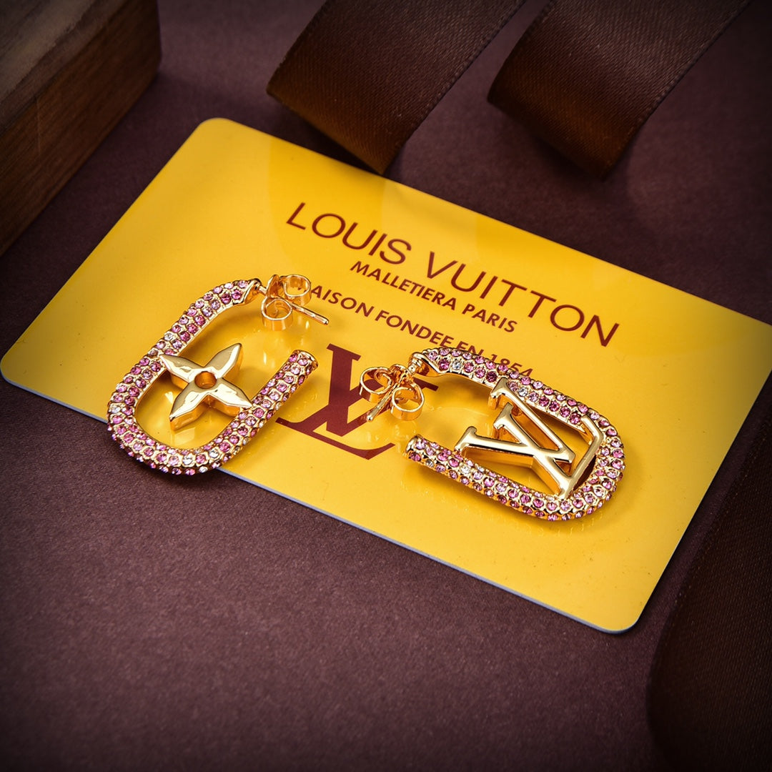 Louis Vuitton My Chain 18K Gold Earrings