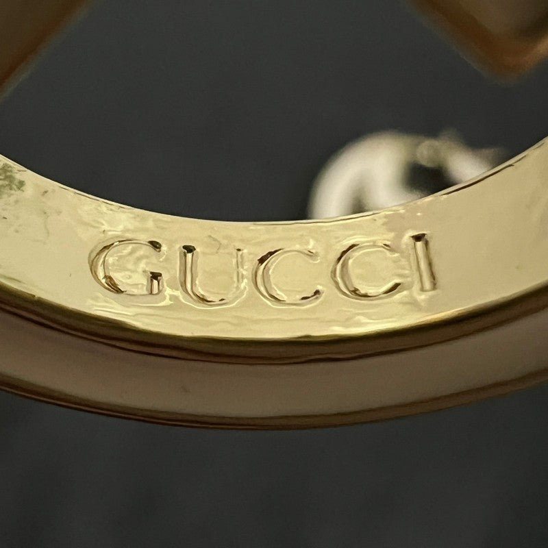 Gucci Double Color Hollow 18K Gold Earrings