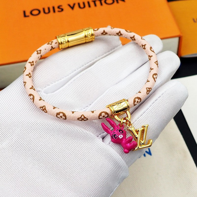 Louis Vuitton Animogram 18K Gold Bracelet