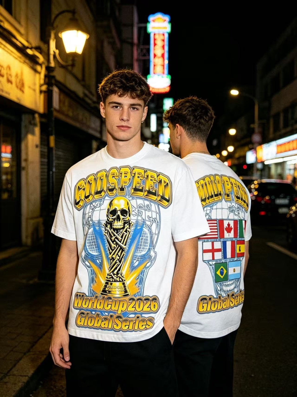 Godspeed World Cup 2026 Graphic T-Shirt — context